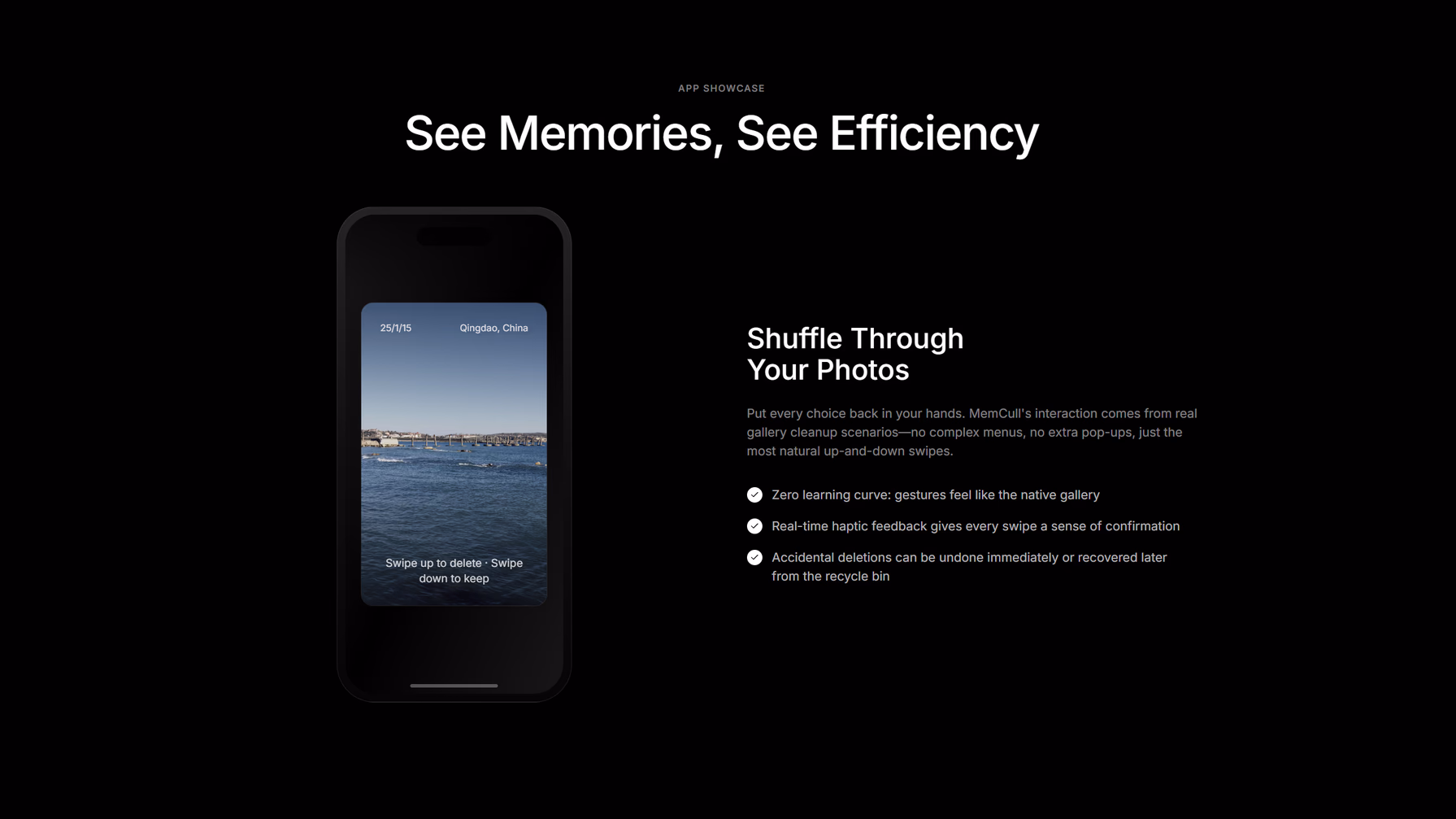 MemCull — photo album cleaner